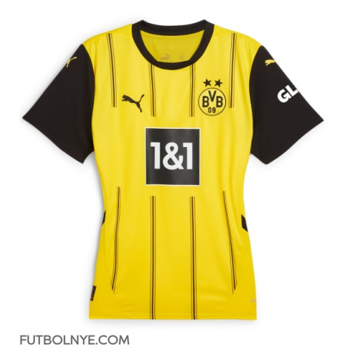 Camiseta Borussia Dortmund Primera Equipación para mujer 2024-25 manga corta